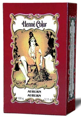 Henne Color Colorante en polvo de caoba oscuro de Henna 100G 100 GRAMOS