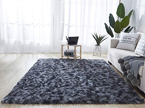 HETOOSHI alfombras mullidas de Interior súper Suaves y mullidas de Terciopelo Linda Alfombra de Dormitorio mullidaAdecuado para salón Dormitorio baño sofá Silla cojín