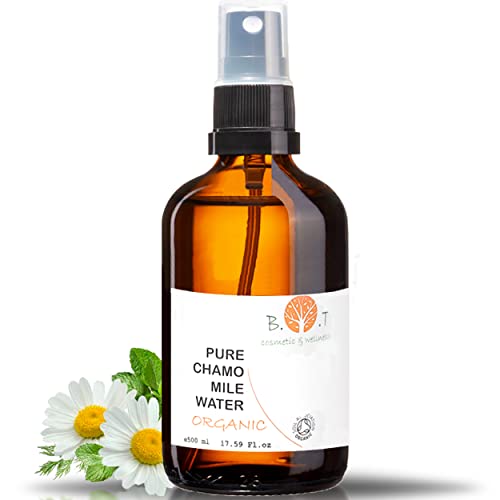 Hidrolato de Manzanilla Romana · Agua Floral Pura de Camomila Natural · Hidrosol Orgánico & Puro · Remedio Natural, Tónico Facial, Fragancia Corporal, Loción Cabello, Cuidado de tu bebé - 500 ml