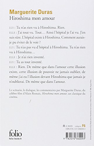 HIROSHIMA MON AMOUR: Scénario et dialogues (Folio)