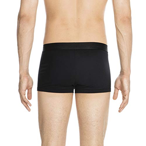 HOM - Para Hombres - Bóxer Briefs 'HO1' - Retroshort Calzoncillos - Black - Tamaño M