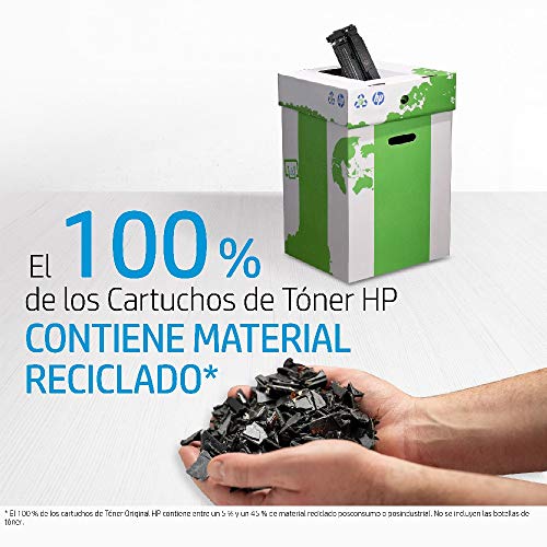 HP 83A CF283AD, Negro, Cartucho Tóner Original, Pack de 2, para impresoras HP LaserJet Pro MFP serie M125, M127, M201 y M225