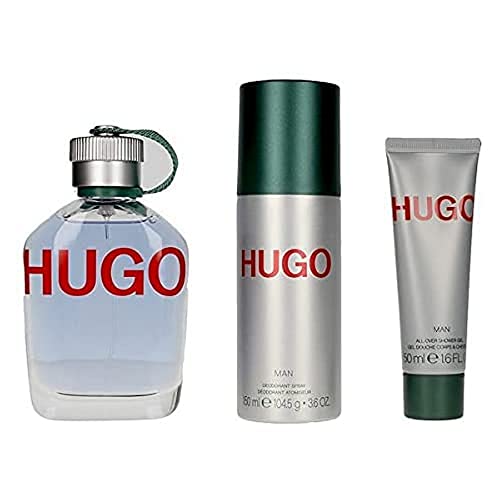 Hugo boss hugo eau de toilette 125ml+ desodorante spray 150ml + gel ducha 50ml