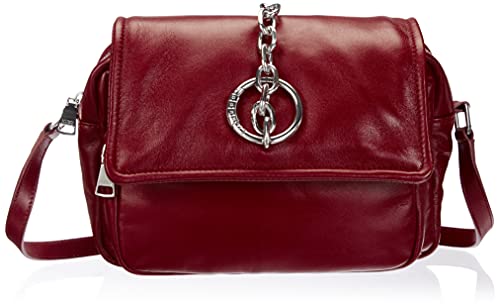 HUGO Kara Saddle-GC, Bolsa de Noche para Mujer, Dark Red602, Einheitsgröße