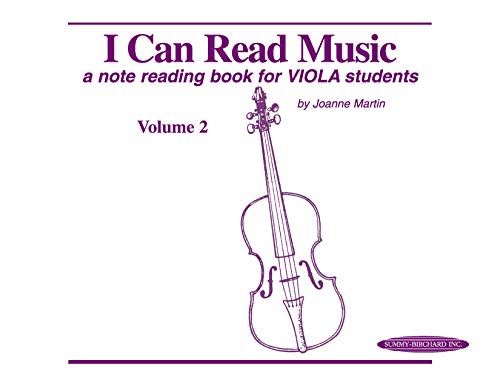 I Can Read Music, Volume 2: A Note Reading Book for Viola Students