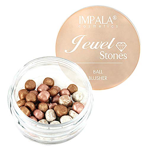 Impala Perlas Bronceadoras Facial Ball Blusher Jewel Stone, Color 1 Bronce