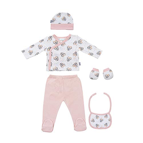 Interbaby - Set Regalo Disney Primera Puesta bebé en color Rosa (SET-D2-02)