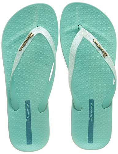 Ipanema Anat Lolita Fem, Chanclas Mujer, Blue/Blue Glitter, 37 EU