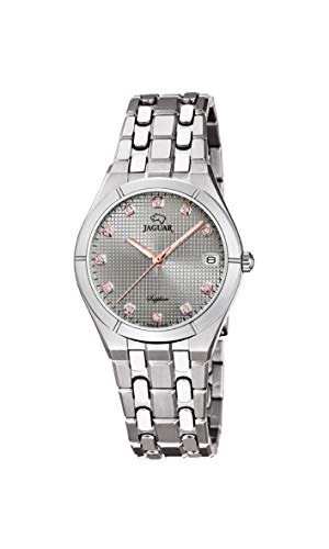 JAGUAR Reloj Modelo J671/B de la colección Woman, Caja de 32 mm Gris con Correa de Acero para señora