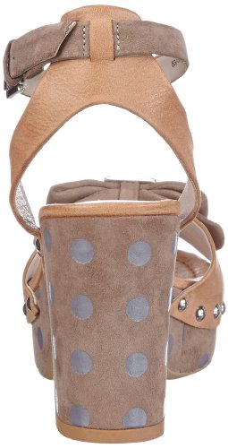 Jette Joop Polka Dots, Sandalias con Plataforma Mujer, Gris (Grau (Grey 800), 41