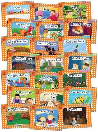 Jolly Phonics Orange Level Readers Complete Set: in Precursive Letters (British English edition)