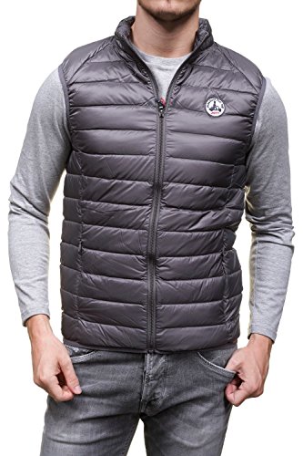 JOTT TOM Down Jacket Vest, Anthracite, M para Hombre