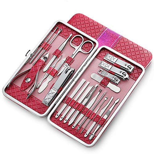 Juego De Manicura Juego De CortaúñAs Para Hombre Juego De UñAs Para Mujer Juego De Manicura Juego De Manicura Juego De Manicura Profesional Juegos De Manicura Y Pedicura Kit De Cuidado De UñAs 21 En 1