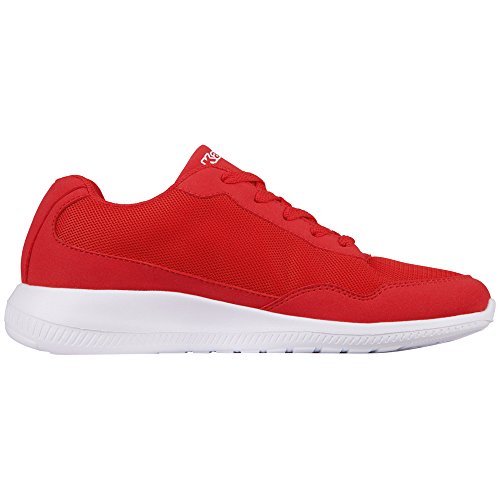 Kappa Apollo, Zapatillas Unisex Adulto, Rojo (Red/White), 42 EU