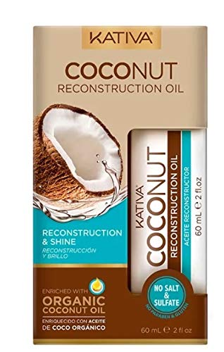 KATIVA Coconut Reconstruction Oil, 60 Mililitros