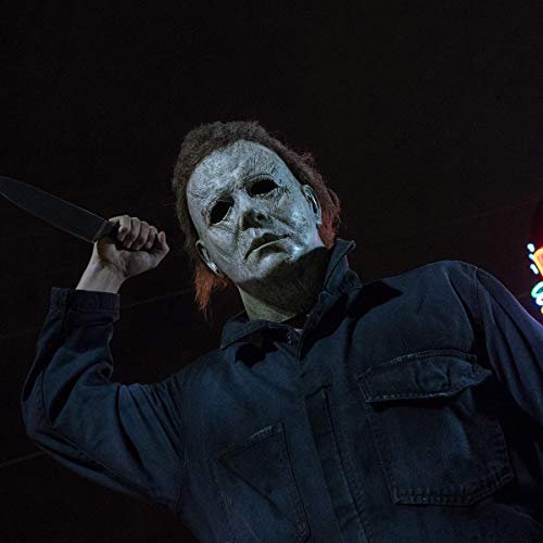 KELAND Máscara de Michael Myers Halloween Mask Carnaval Horror Cosplay Disfraz (Gris)