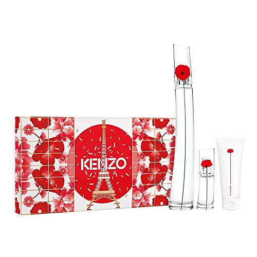 Kenzo flower eau de parfum 100ml + eau de parfum 15ml + leche corporal 75ml