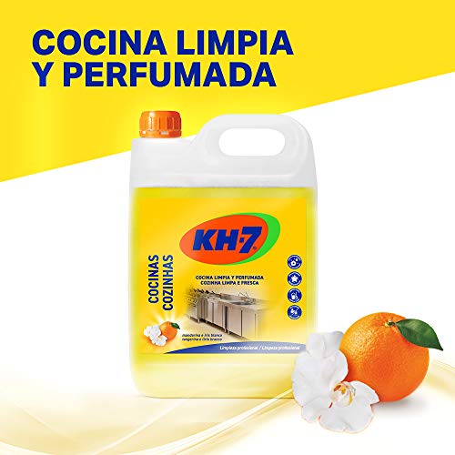 KH-7 Cocinas Profesional, Limpiador de cocinas, Resultados brillantes de una pasada - Garrafa 5L