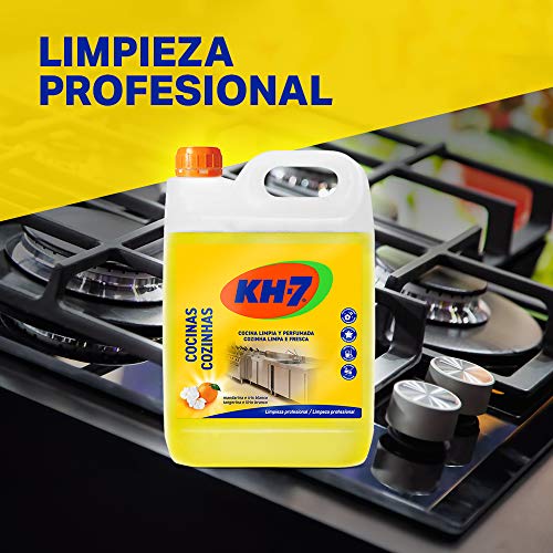 KH-7 Cocinas Profesional, Limpiador de cocinas, Resultados brillantes de una pasada - Garrafa 5L