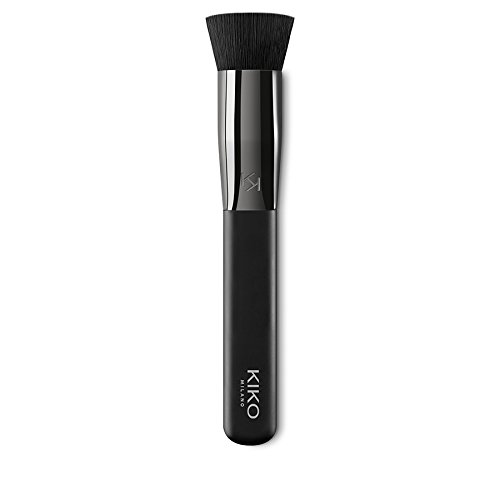 KIKO Milano Face 06 Sponge Core Foundation Brush | Brocha con núcleo de esponja para bases de maquillaje líquidas y fluidas, fibras sintéticas