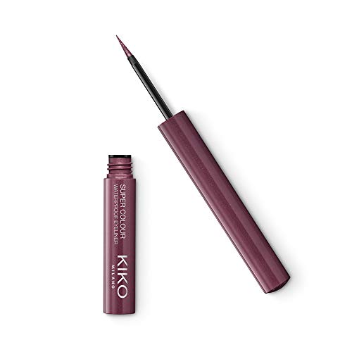 KIKO Milano Super Colour Waterproof Eyeliner 07 | Delineador de ojos líquido con color ultracubriente y resistente al agua