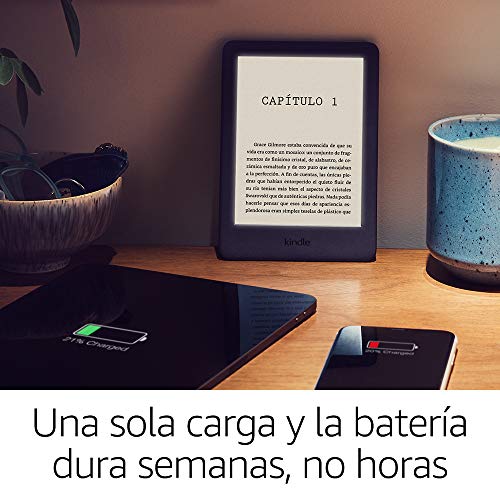 Kindle, Reacondicionado Certificado, Negro | Con luz frontal integrada