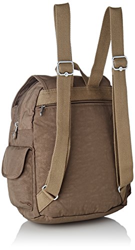 Kipling City Pack S, Mochila para Mujer, Marrón (True Beige), 27 x 33.5 x 19 cm