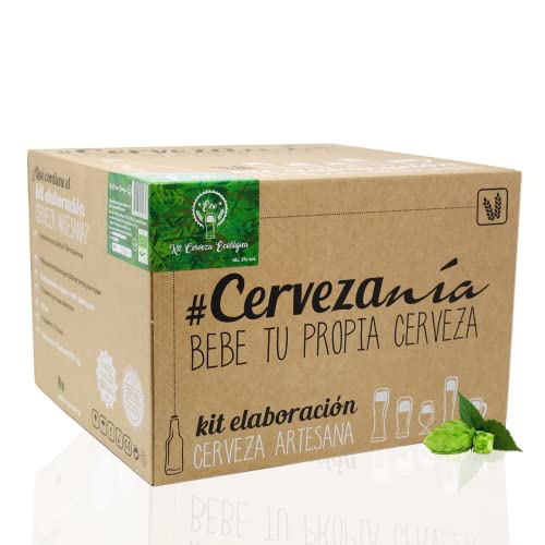 Kit de elaboración de cerveza artesana Pilsen Ale | Con certificado ecológico | Regalo BIO y original