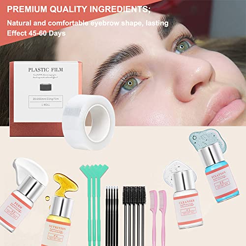 kit de permanencia para cejas, Kit de laminación de cejas, kit de elevación de cejas, Permanente profesional para cejas DIY Look de moda para cejas más completas