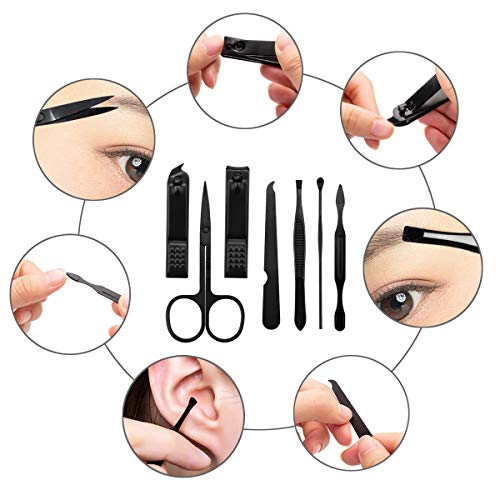 Kit Manicura y Pedicura Set Manicura y Pedicura Profesional Kit de Manicura y Pedicura Completo Cortauñas Hombre Set Pedicura Unas Pies para Mujer Kit de Pedicura para Viajar