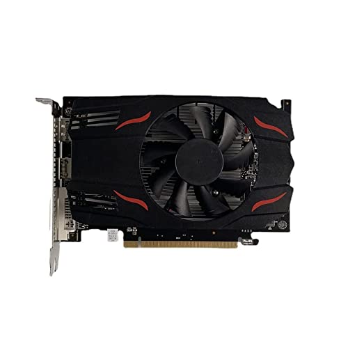 kkkl Tarjeta gráfica de alto rendimiento para juegos RX550 4 GB D5 128 bits High Performa