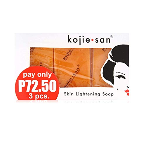 Kojie San - 3 Jabones de 65g Original and Authentic Skin Lightening Soap con Acid Kojic (3 Jabones : 3x65g) (3 Jabones (3x65g))