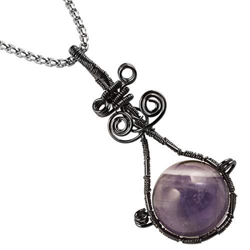 KYEYGWO cobre Amethyst