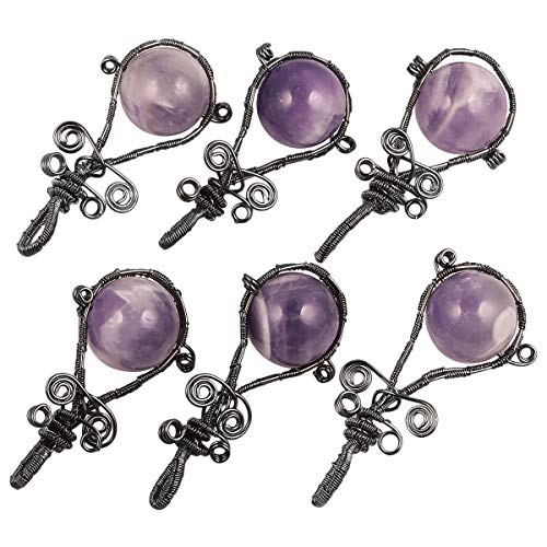 KYEYGWO cobre Amethyst