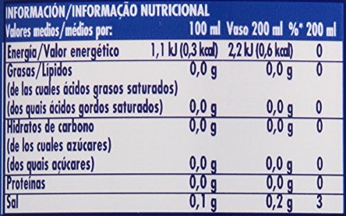 La Casera® Gaseosa, El Refresco Ligero, con Cero Azúcares y Cero Calorías - Botella PET 1,5L (Pack de 6)