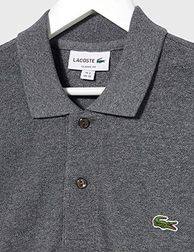 Lacoste L1264 Polo, Eclipse Jaspe, XS para Hombre