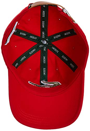 Lacoste RK4711 Gorra, Rouge, Talla única para Hombre