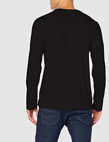 Lacoste TH6711 Camiseta, Noir, XS para Hombre