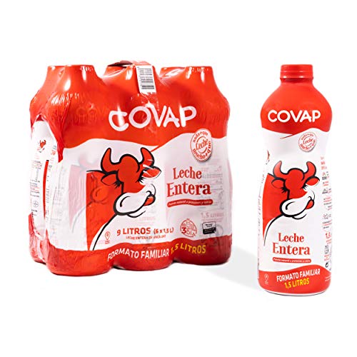 Lacteos Covap Leche Entera 6 x 1,5 L