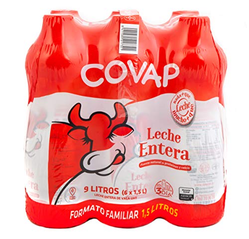 Lacteos Covap Leche Entera 6 x 1,5 L