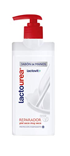 Lactovit - Jabón de Manos Lactourea con Protección Higienizante, para Piel Seca y muy Seca - 250ml