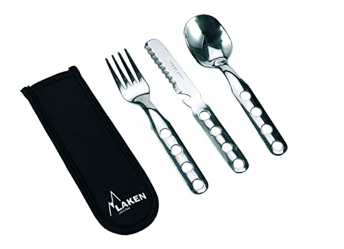 Laken Set de Cubiertos de Acero Inoxidable con Funda de Neopreno 1410FN