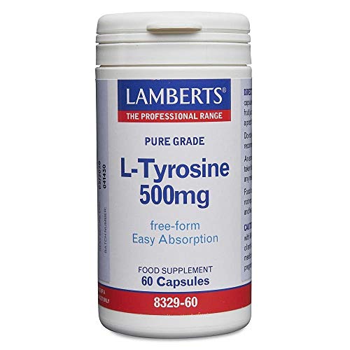 Lamberts L Tirosina 500mg - 60 Cápsulas