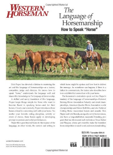 Language of Horsemanship: How to Speak "Horse" (Western Horseman Books)