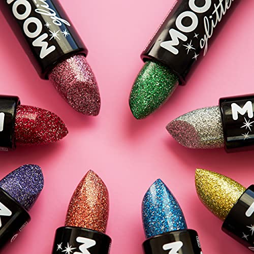 Lápiz Labial Holográfico Brillante por Moon Glitter - 5g - Plateado