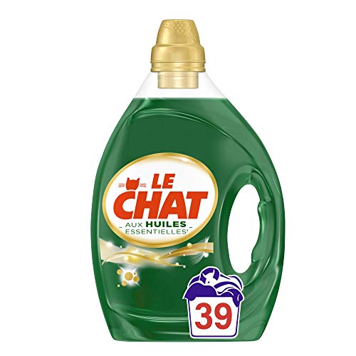 Le Chat Huiles Essentielles - Lessive Liquide 39 Lavages, 1.95 L