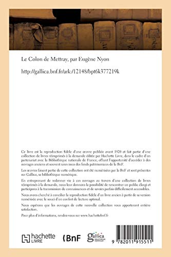 Le Colon de Mettray par Eugène Nyon (Littérature)