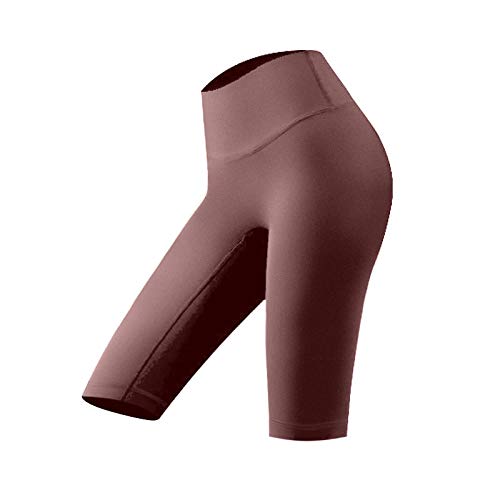 Leggings para Mujer Pantalones Cortos Levantamiento de glúteos de Secado rápido hasta la Rodilla Trotar Yoga Gimnasio Atlético Senderismo Activo Color sólido S