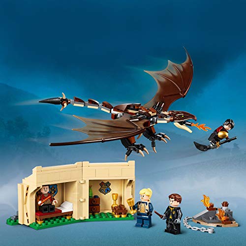 LEGO Harry Potter - Desafío de los Tres Magos Colacuerno Húngaro, Set de Construcción de Juguete para Recrear Mágicas Aventuras, Incluye Minifiguras de los Personajes (75946)