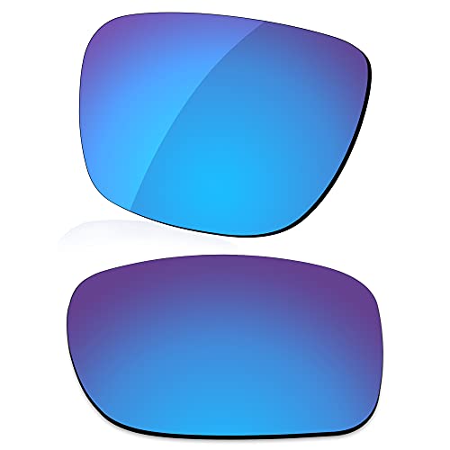 LenzReborn Reemplazo de lente polarizada para Arnette Reserve AN4226 Sunglass - Más opciones, Azul Hielo - Espejo polarizado, Talla única